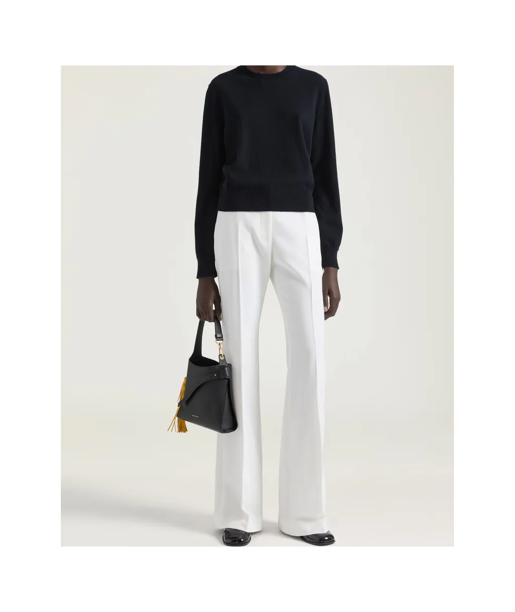Bootcut Tailored Pants In Wool
