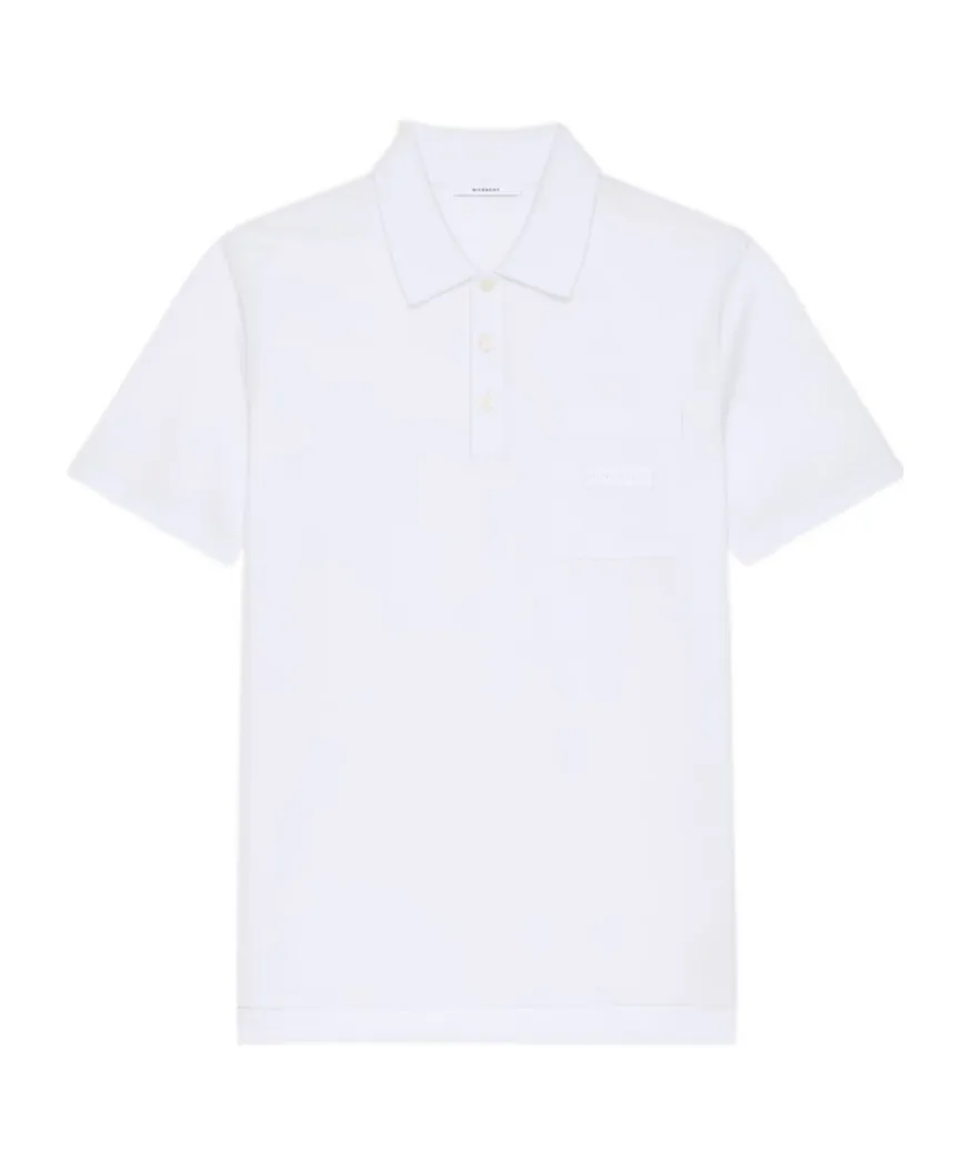 Polo In Cotton With Givenchy Patch