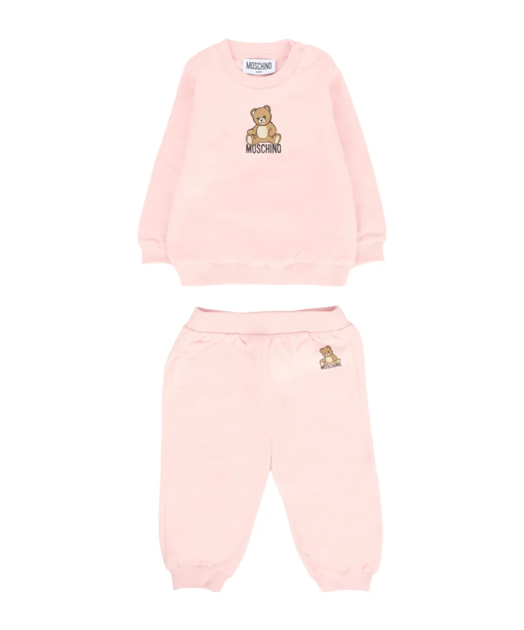 Moschino Kids Two Piece Teddy Bear Printed Tracksuit Set