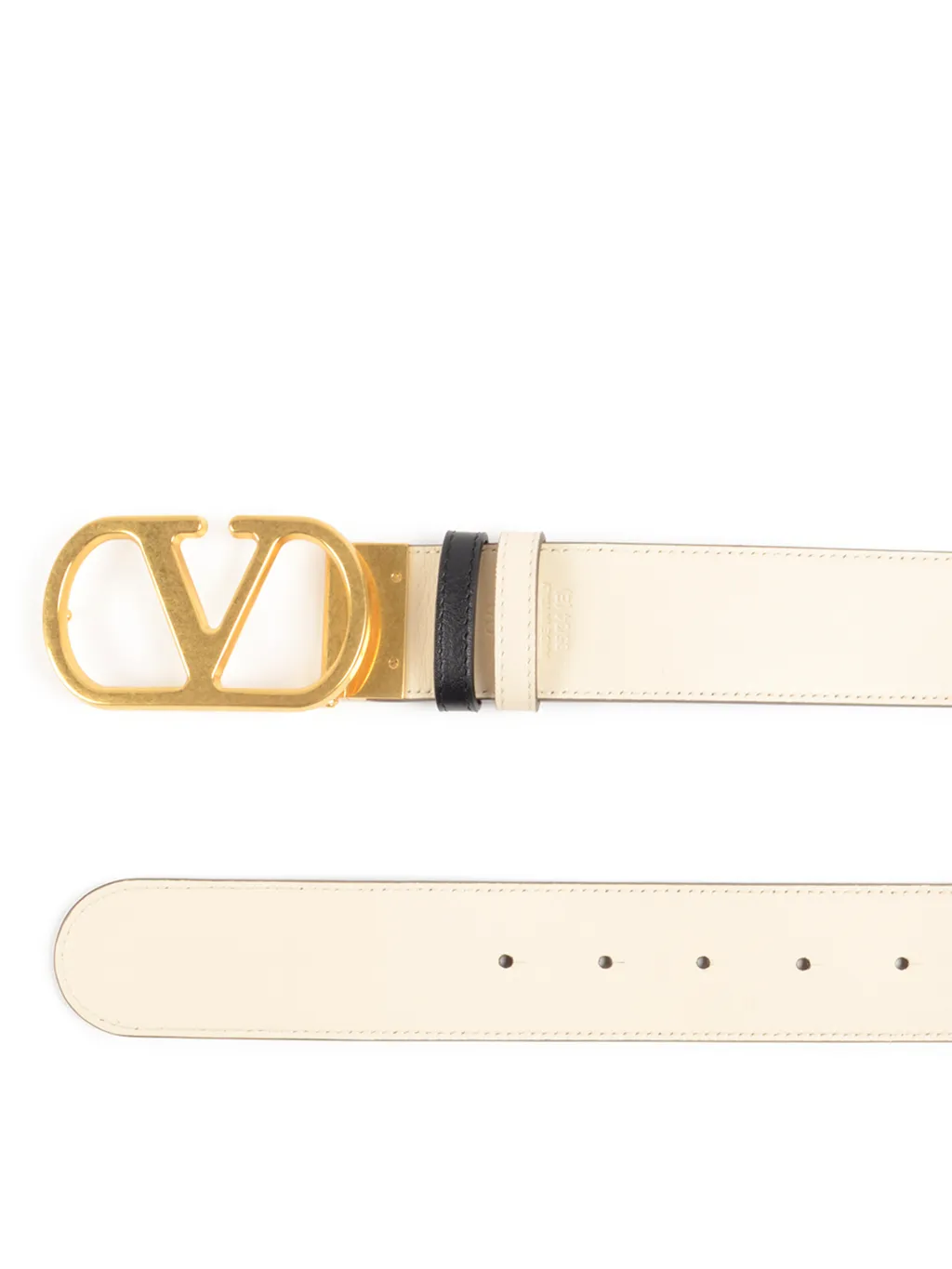 Valentino Vlogo Signature Buckled Reversible Belt