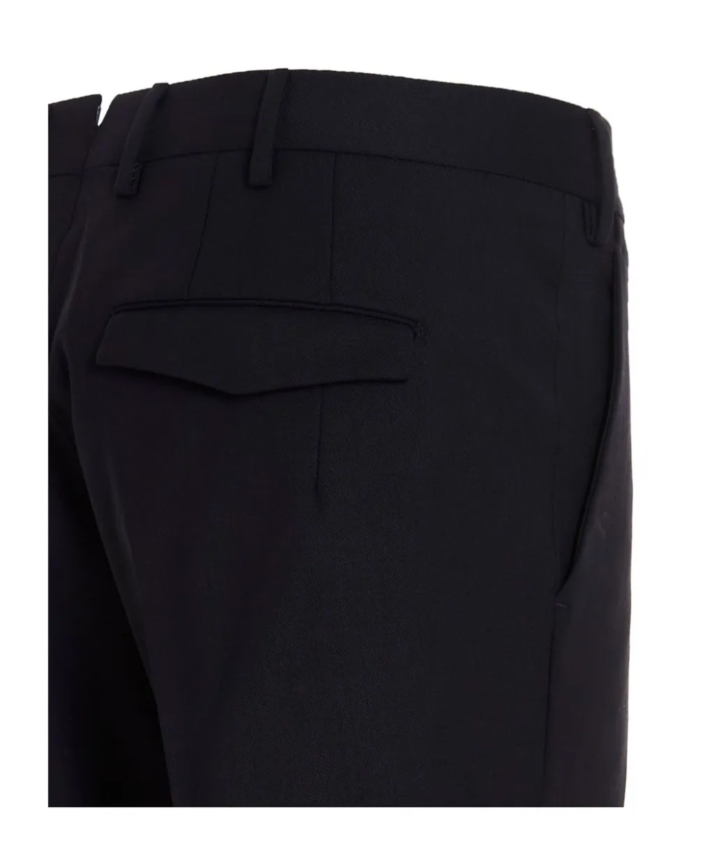 Pt Torino Master Creased Wool Pants