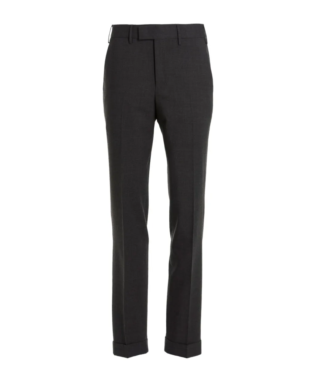 Pt Torino Master Creased Wool Pants