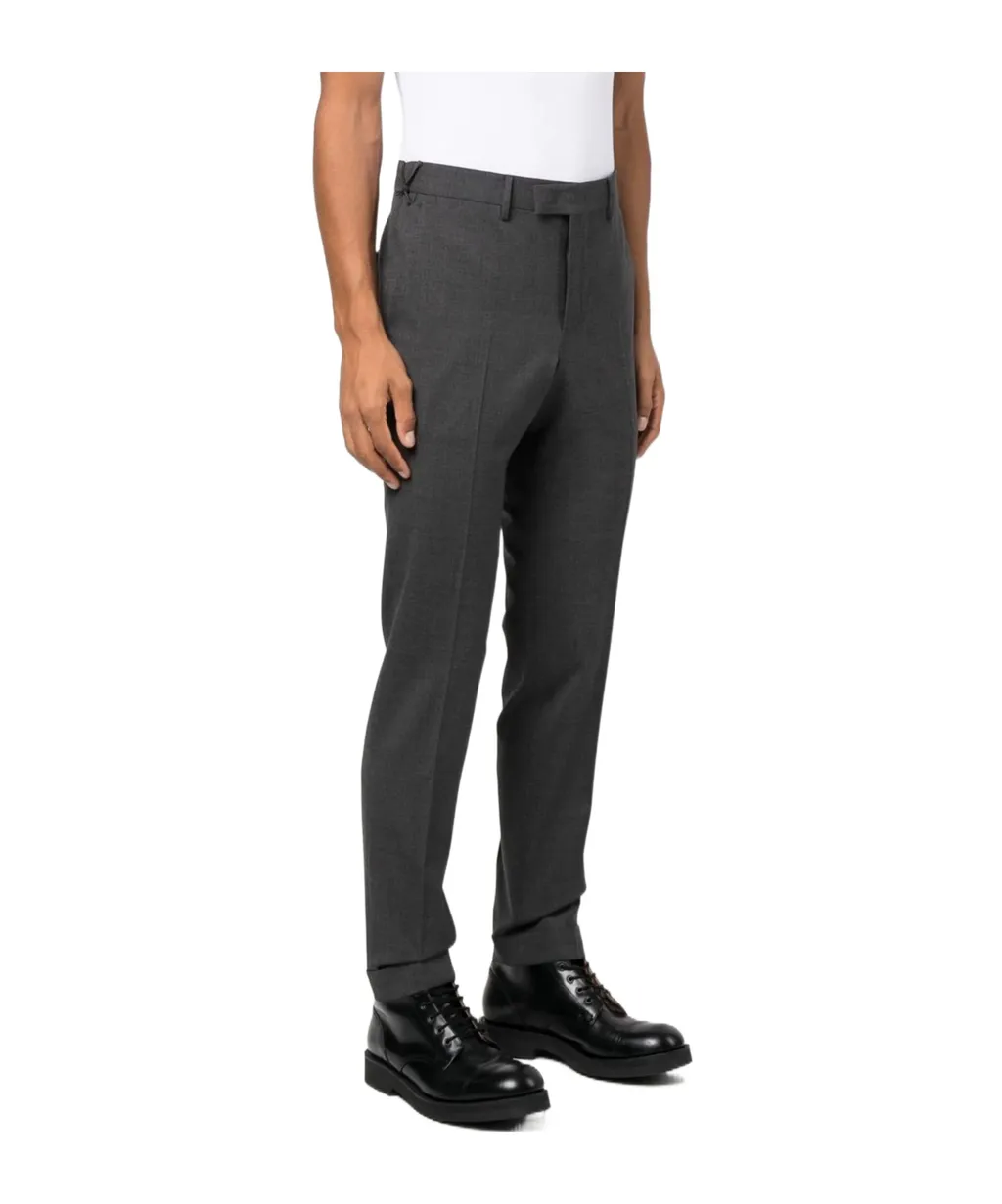 Pt Torino Master Creased Wool Pants