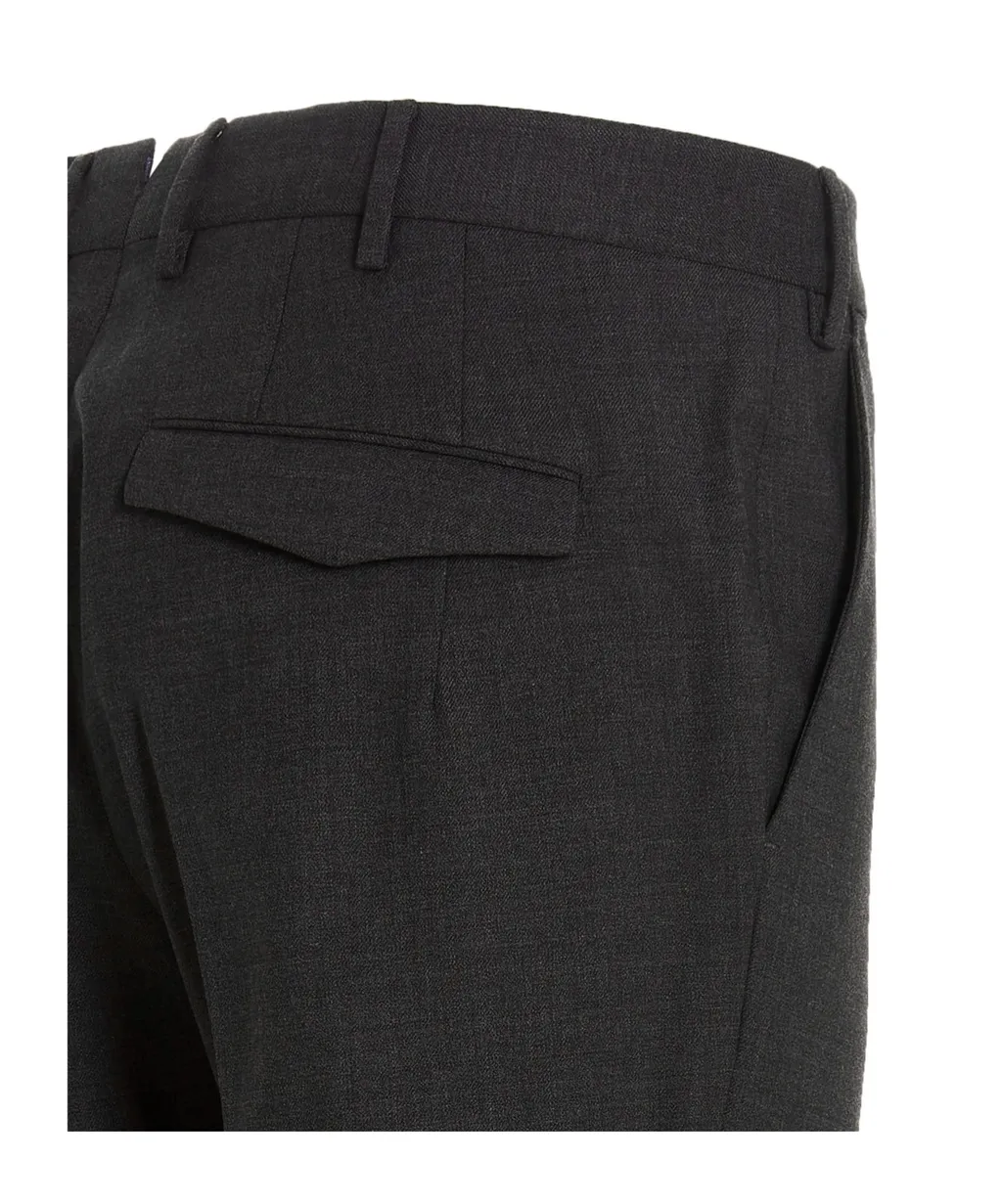 Pt Torino Master Creased Wool Pants