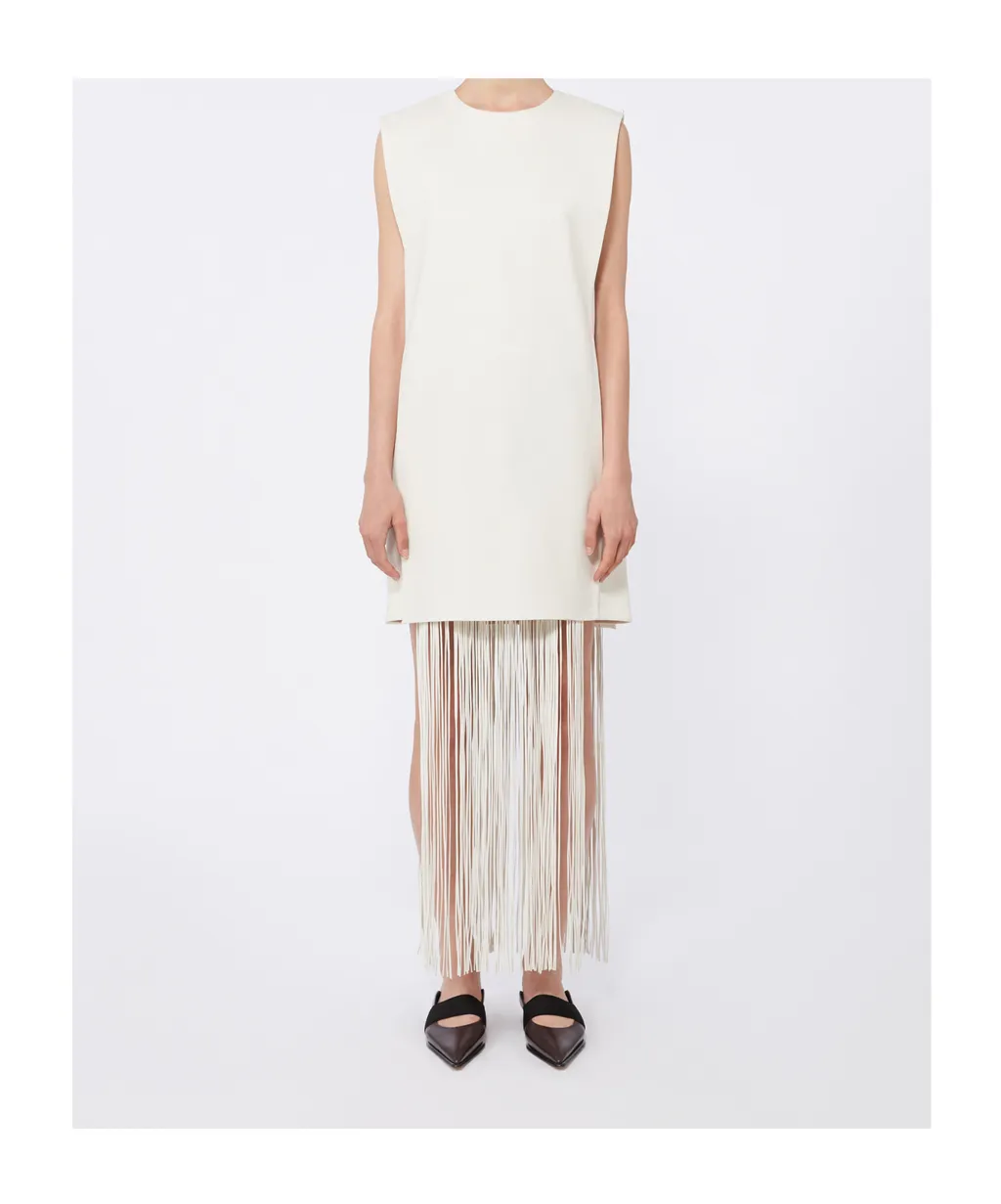 Sportmax Finnici Fringed Midi Dress