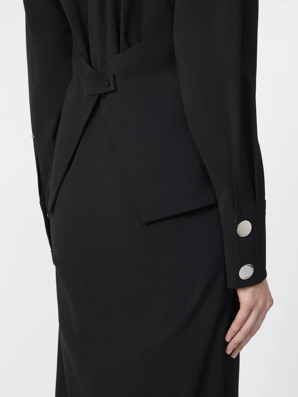 Sportmax Pirania Ruched Button-Up Dress