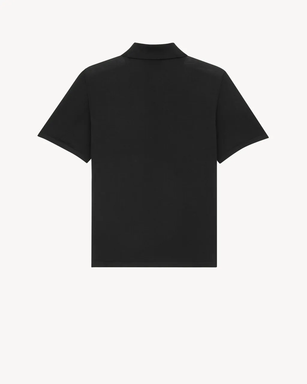Saint Laurent Cassandre Short-Sleeved Polo Shirt