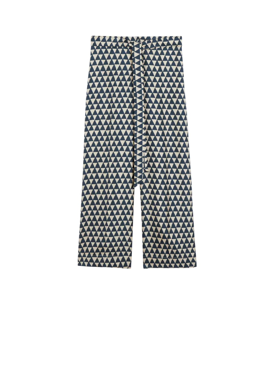Printed Silk Trousers
