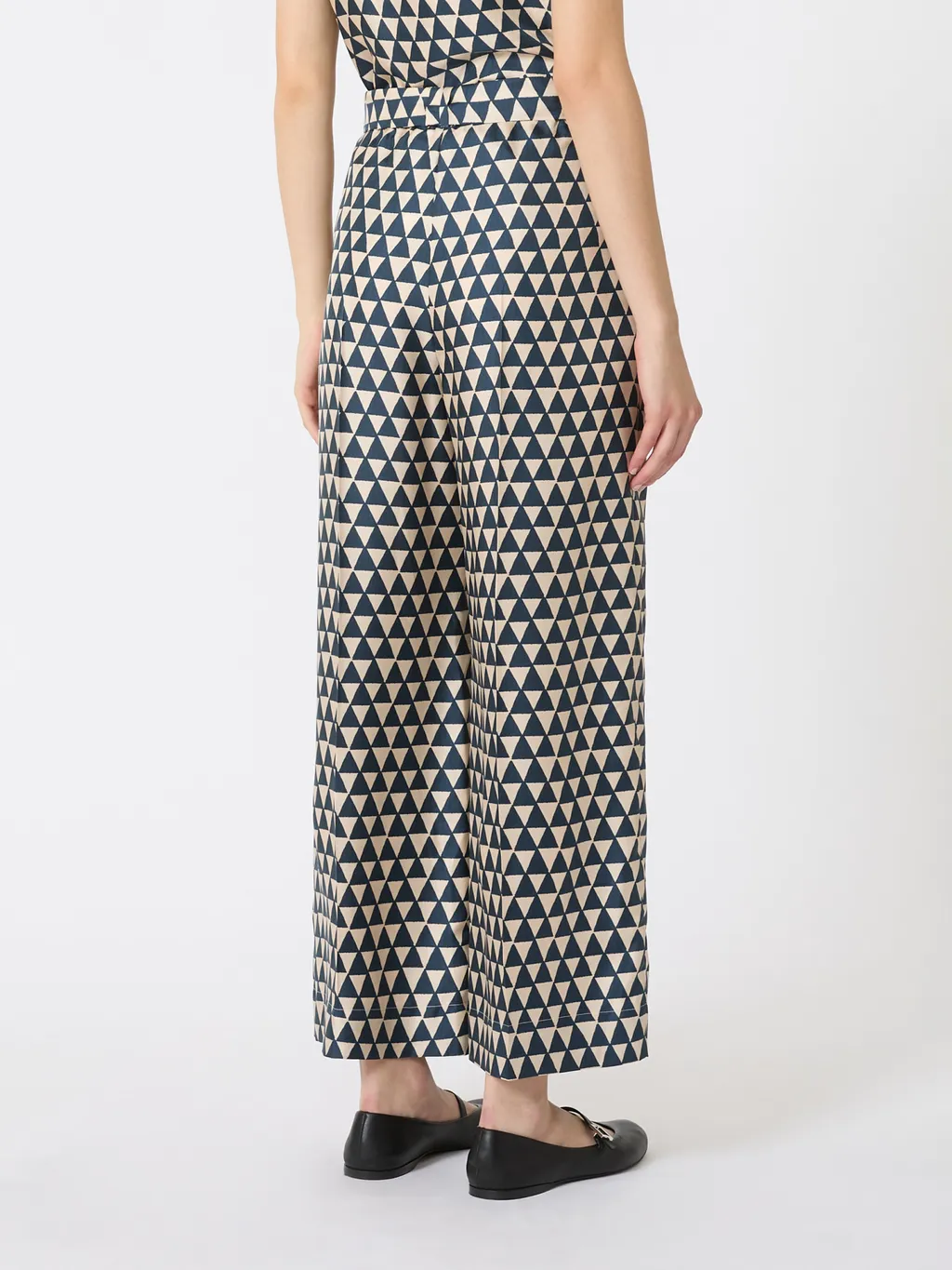 Printed Silk Trousers