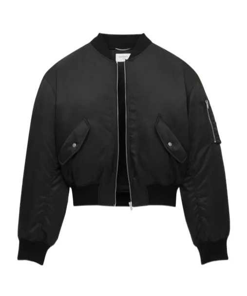 Bomber Jacket In Water-Repellent Nylon Serge