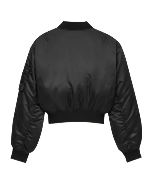 Bomber Jacket In Water-Repellent Nylon Serge