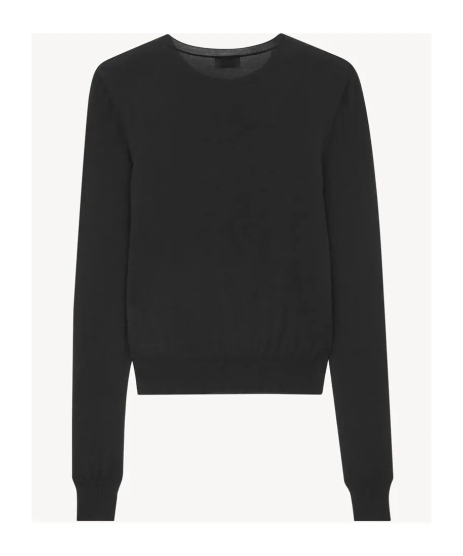 Saint Laurent Cassandre Crewneck Jumper