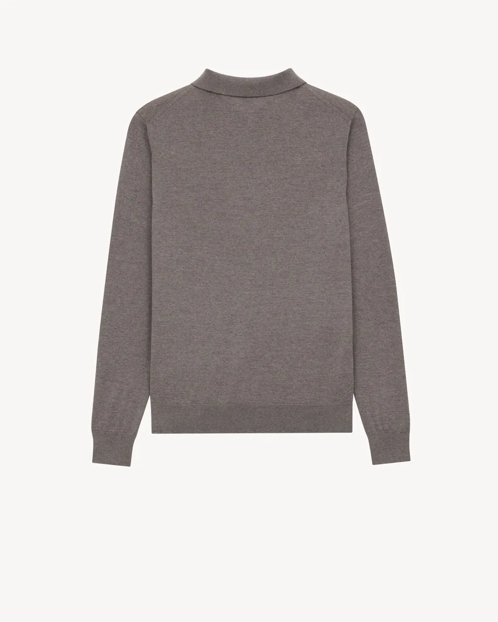 Saint Laurent Button Detailed Long-Sleeved Polo Shirt