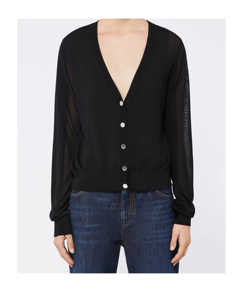 Sportmax V-Neck Button-Up Cardigan