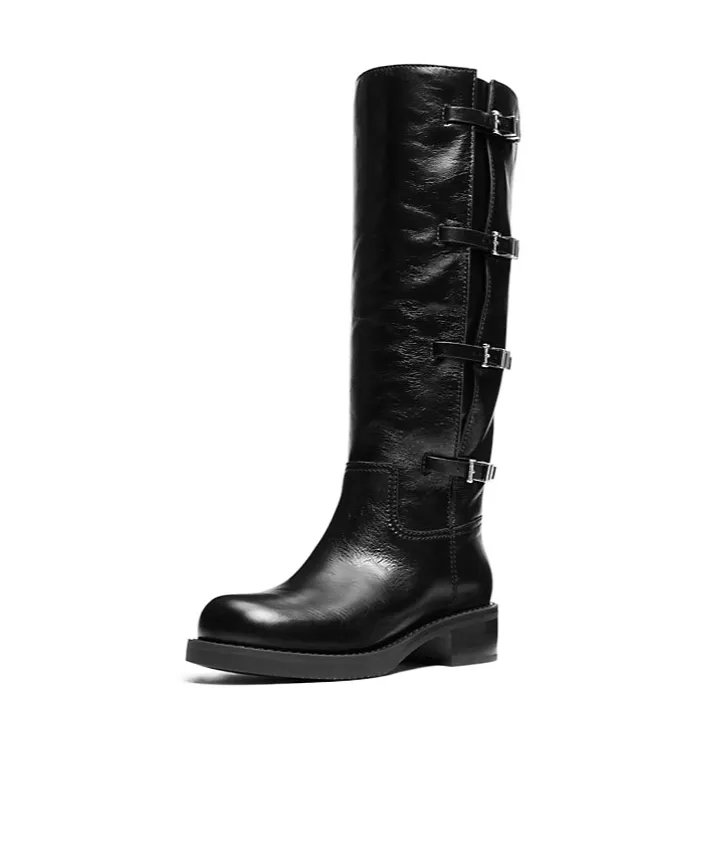 Michael Michael Kors Buckled Darringt Boots