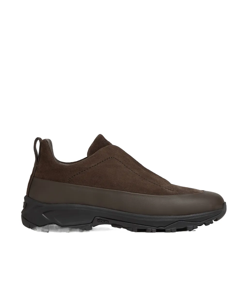 Zegna Triple Stitch Monte Low-Top Sneakers