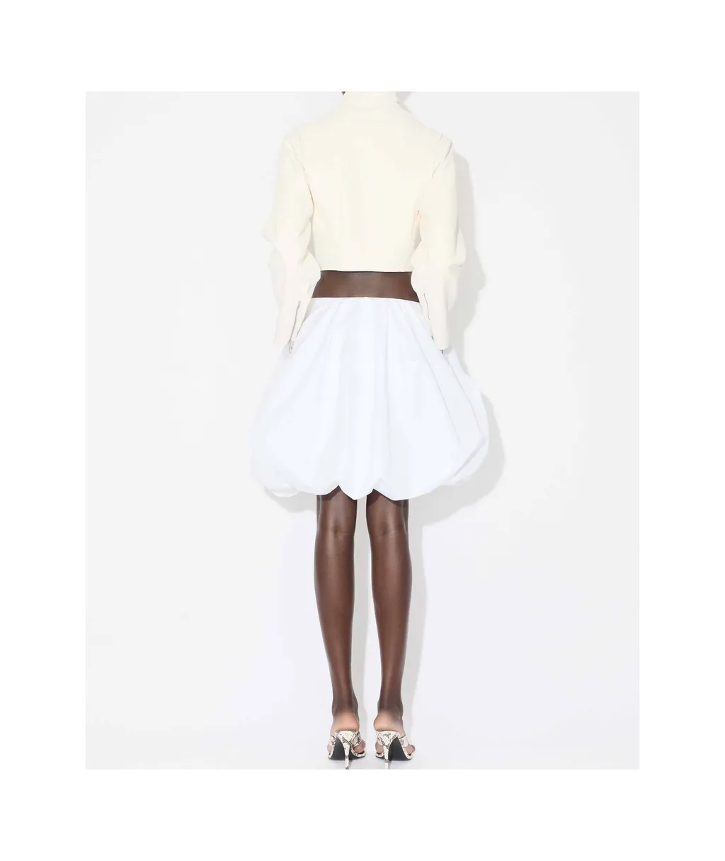 Cotton Poplin Balloon Skirt