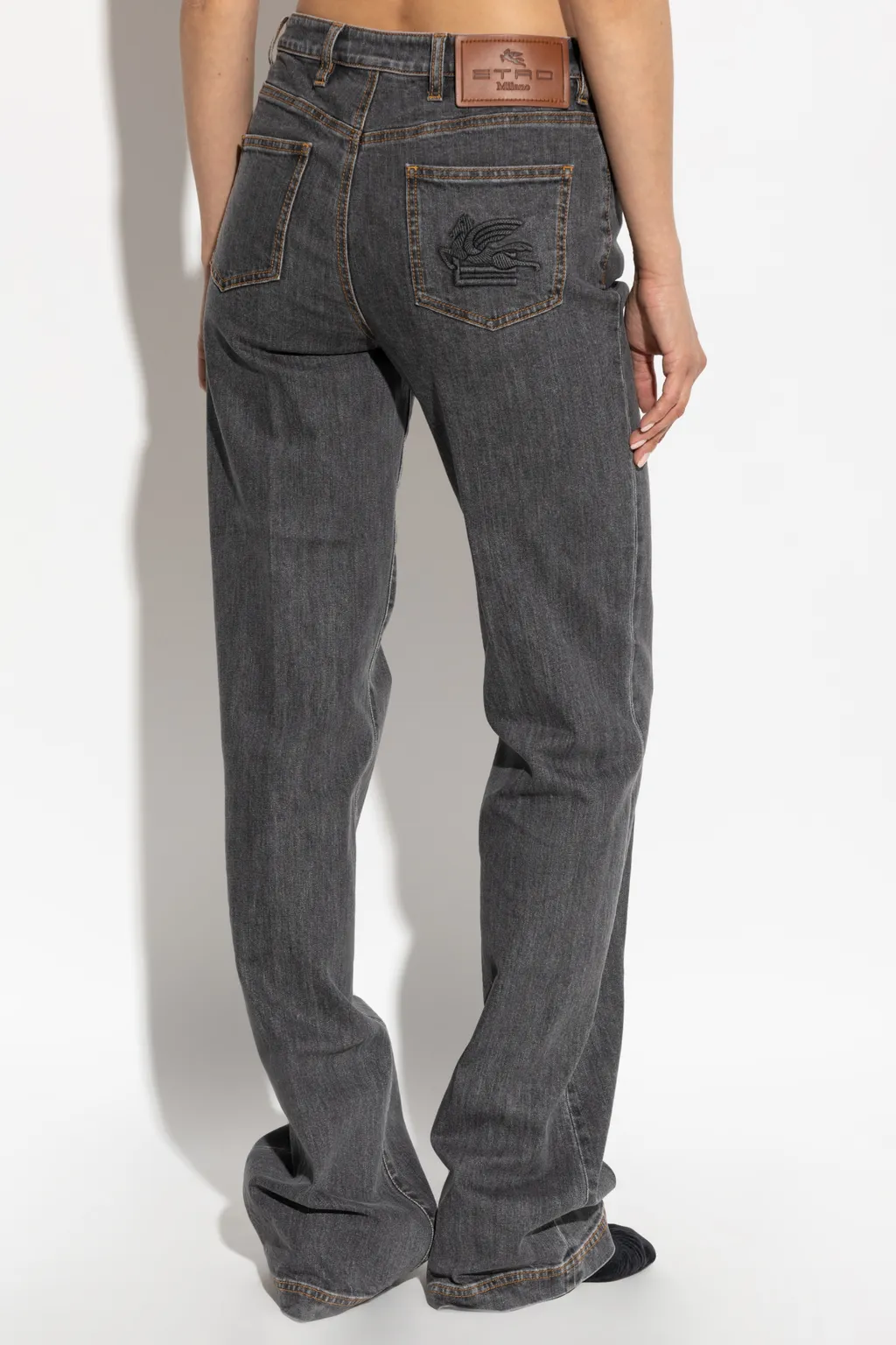 Etro Pegaso Embroidered Jeans