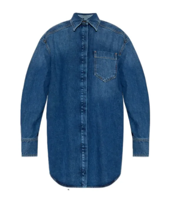 Sportmax Eridani Button-Up Denim Jacket