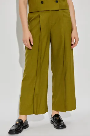 Pleat-Detail Trousers