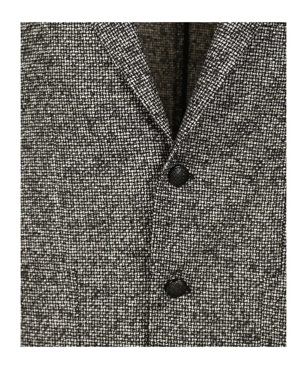 Textured Two-Button Blazer