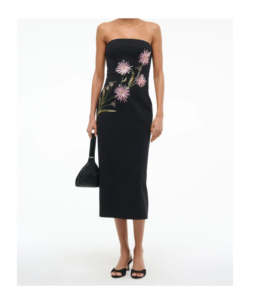 Off-The-Shoulder Midi Dress