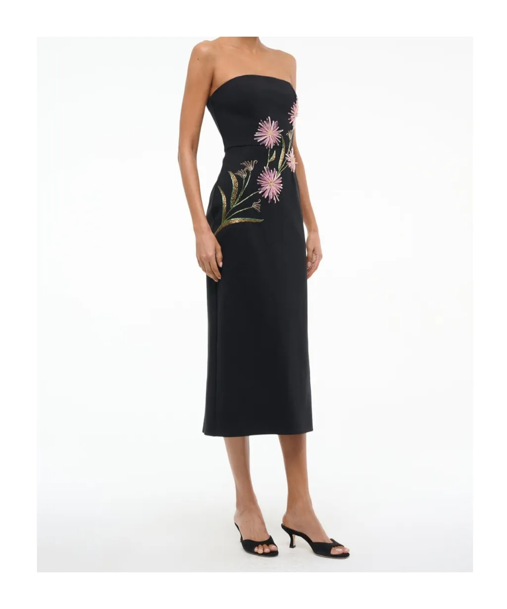 Off-The-Shoulder Midi Dress