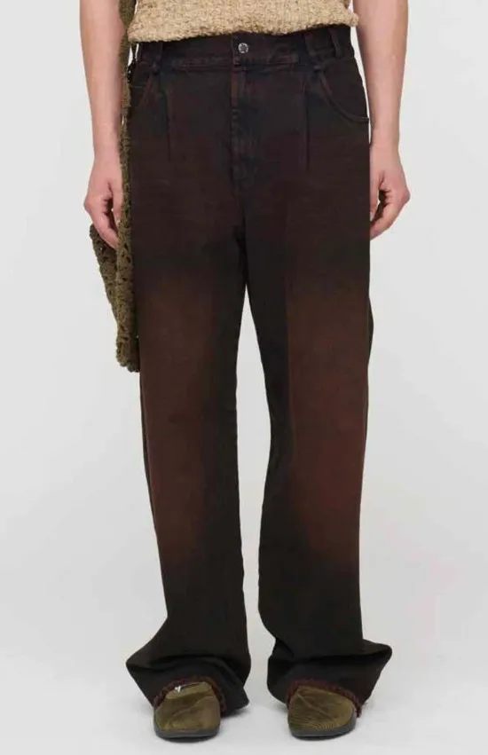 Les Olympiades Pleated Jeans