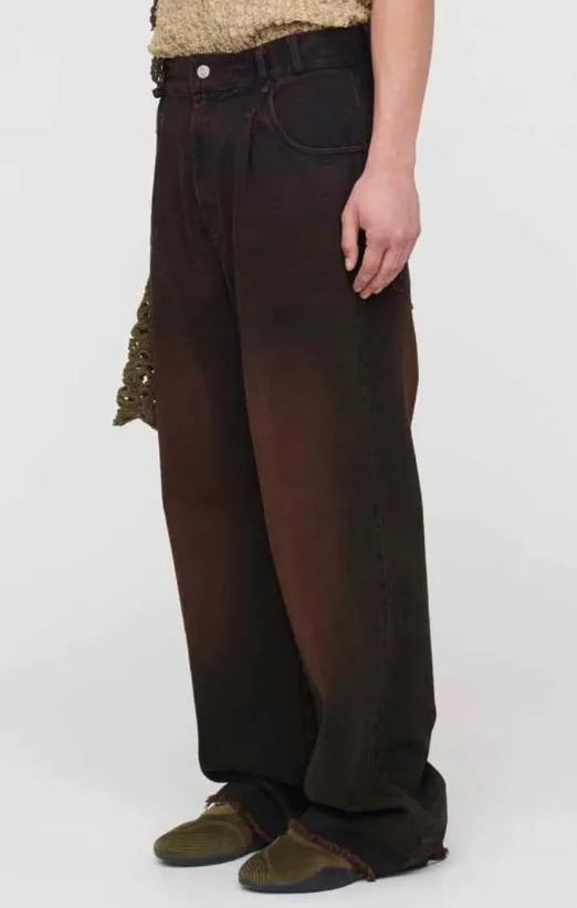 Les Olympiades Pleated Jeans