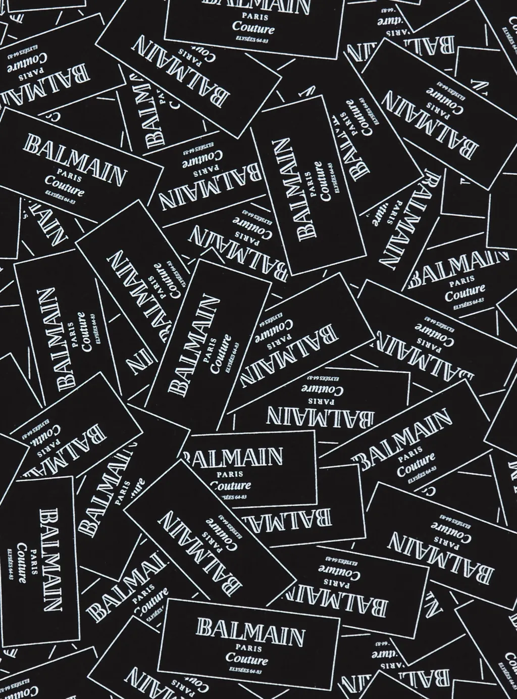 T-Shirt With Balmain Couture Print