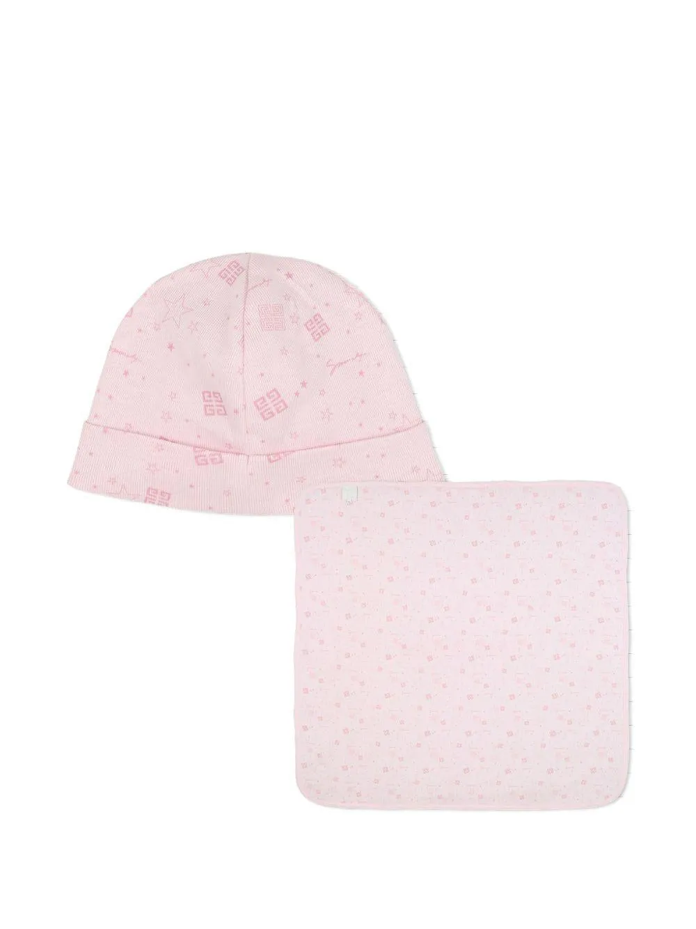 Givenchy Kids Pattern-Printed Beanie And Blanket Set
