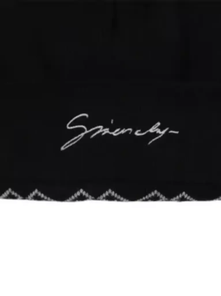 Givenchy Kids Logo-Embroidered Ribbed Beanie