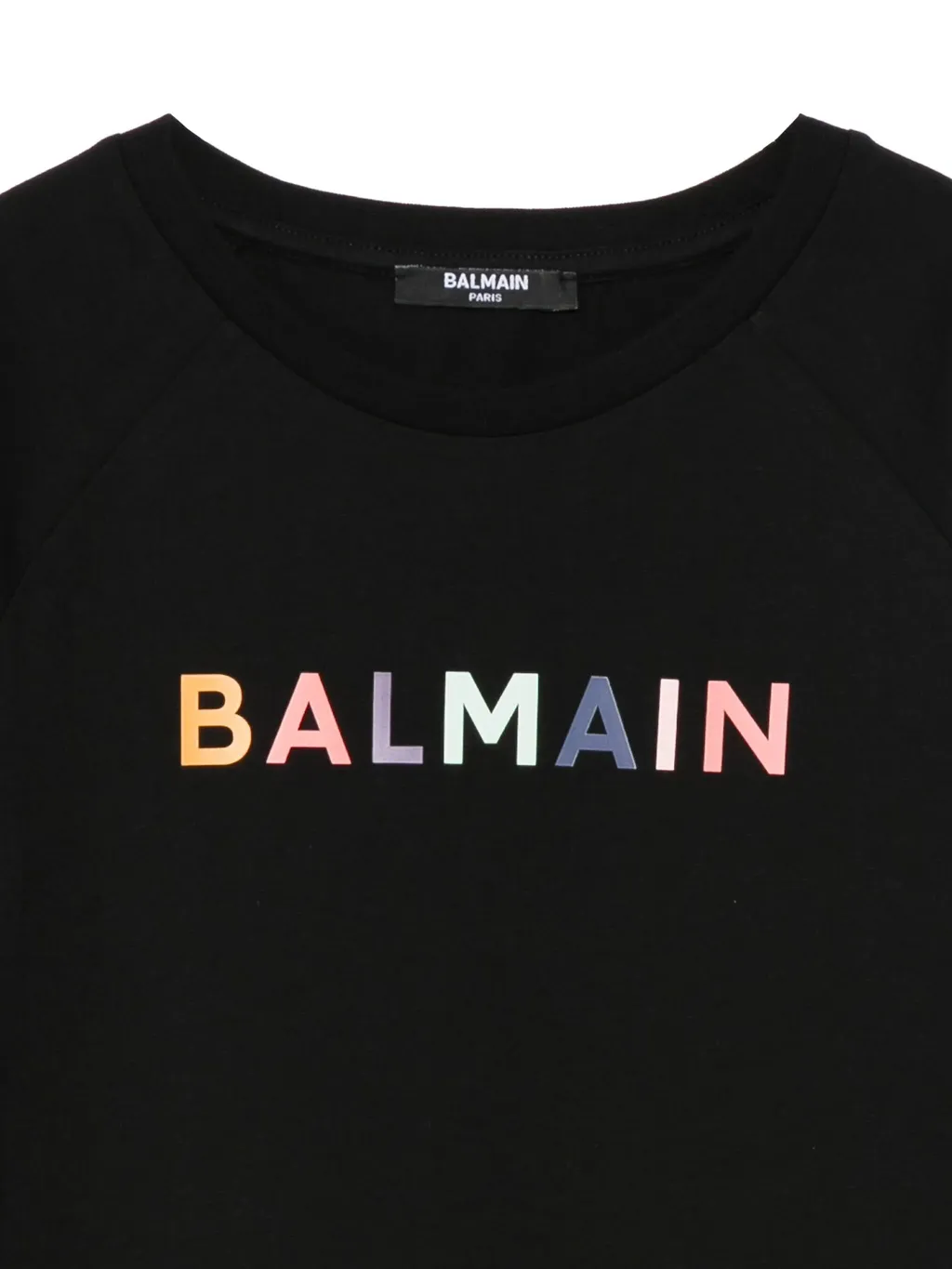 Rainbow-Logo Cotton T-Shirt