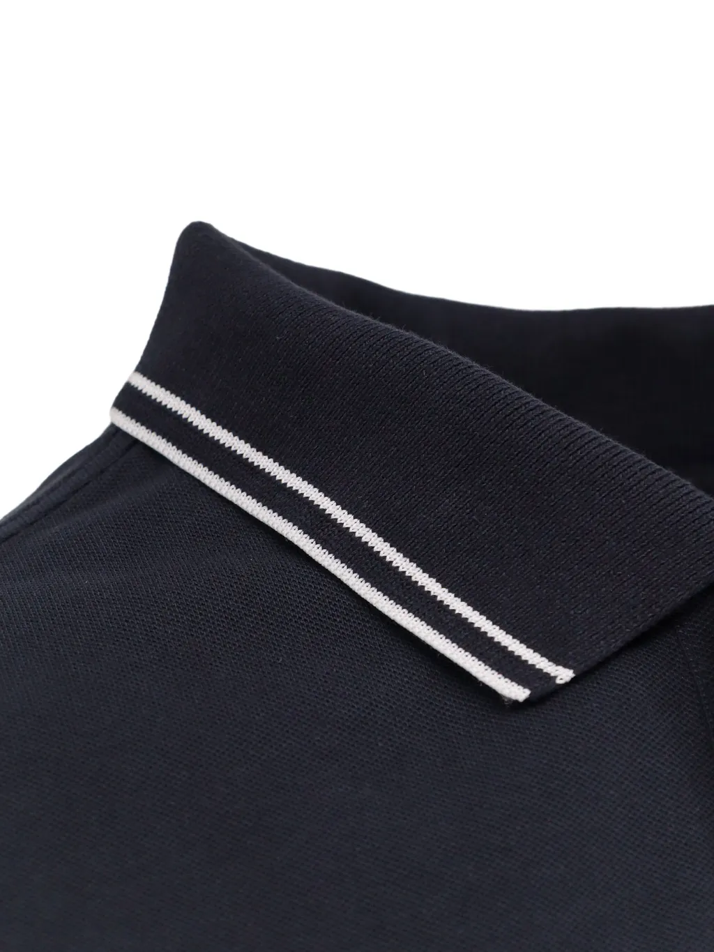 Stone Island Logo Patch Buttoned Polo Shirt