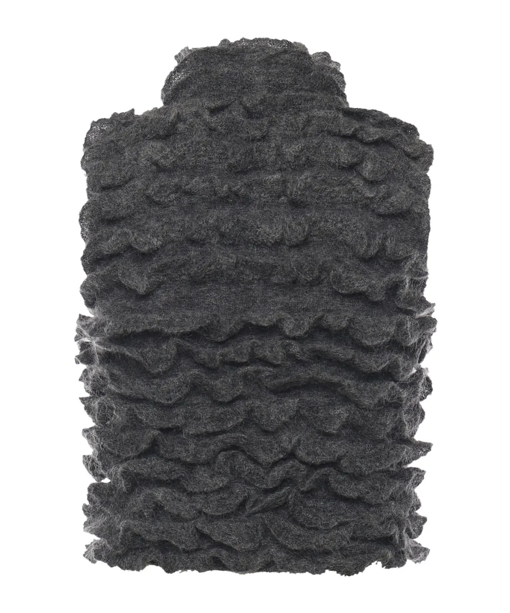 AlaÏA Ruffed Knitted Sleeveless Jumper