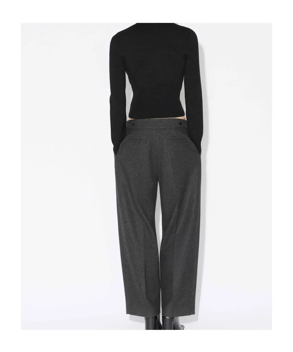 Alaa Sculotural Hood Ribbed Knit Jumper