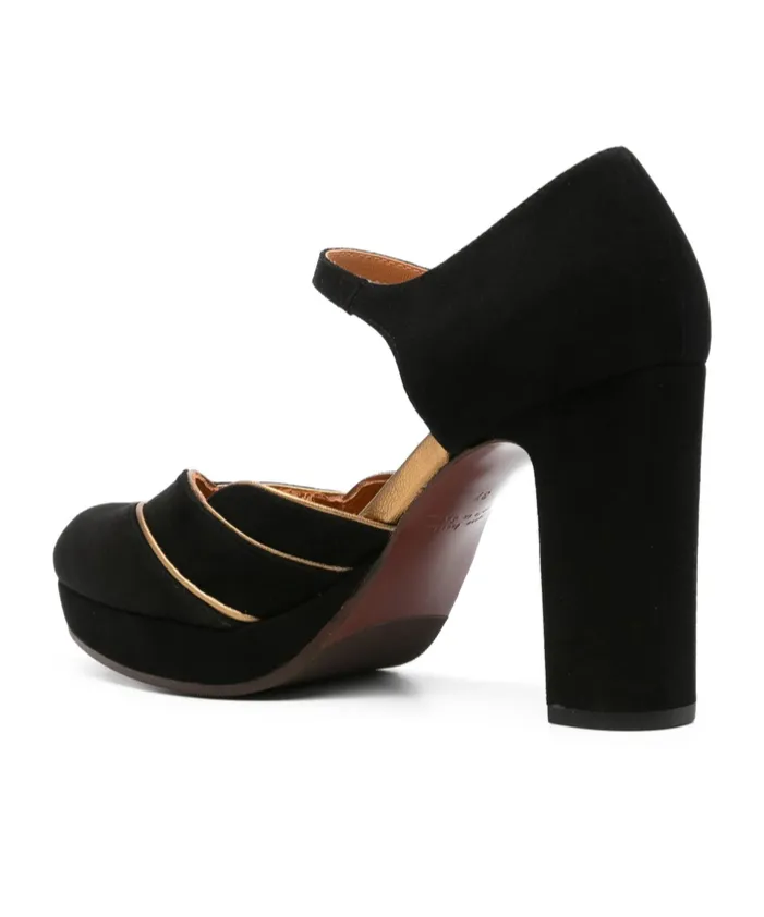 Logo Buckle High Heels