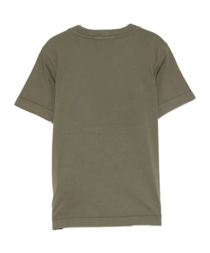 Compass-Patch Cotton T-Shirt