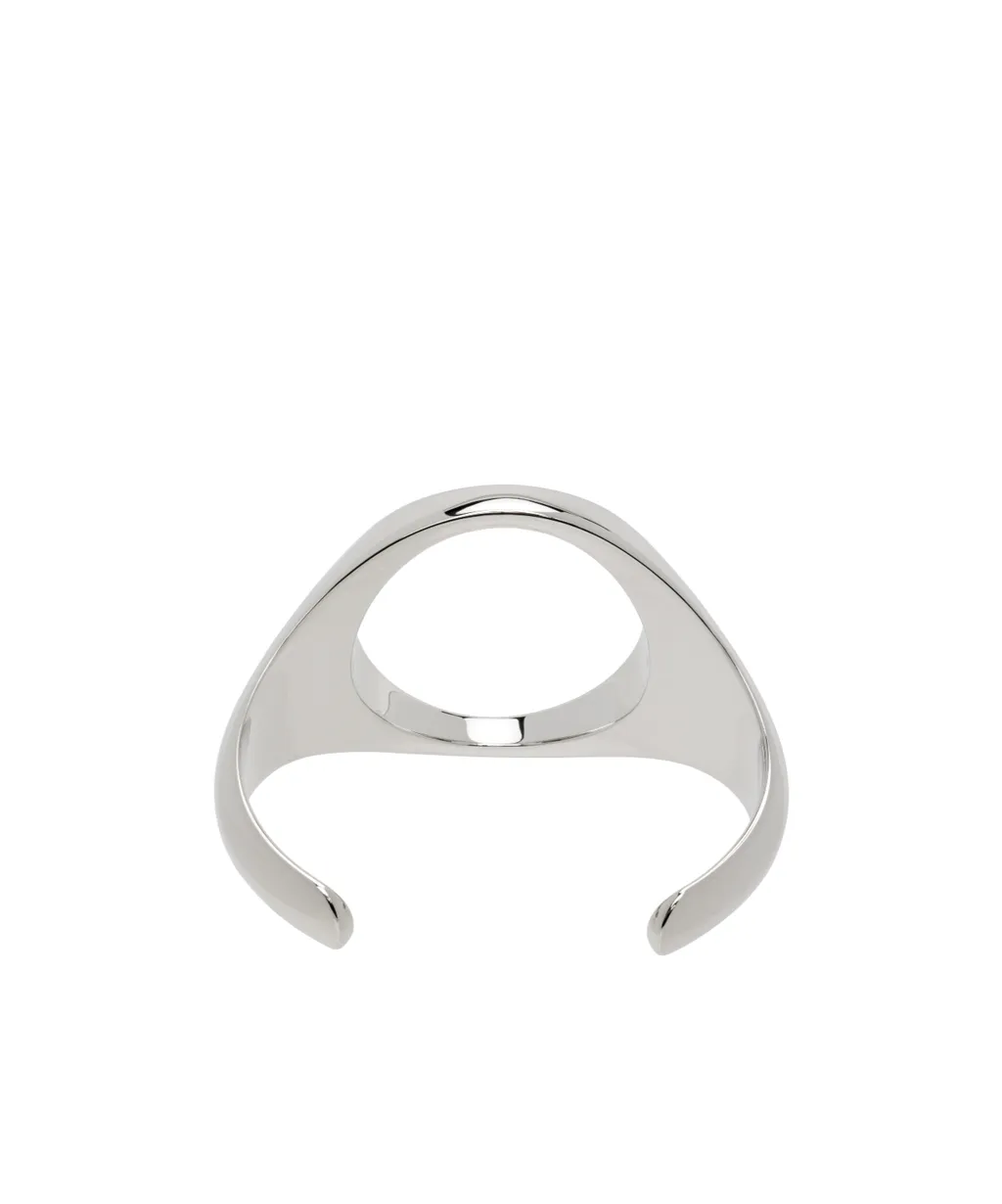 Mm6 Maison Margiela Polish Finished Cut-Out Cuff Bracelet