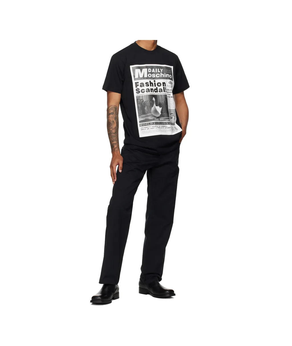 Denim Trousers With Belt Loops