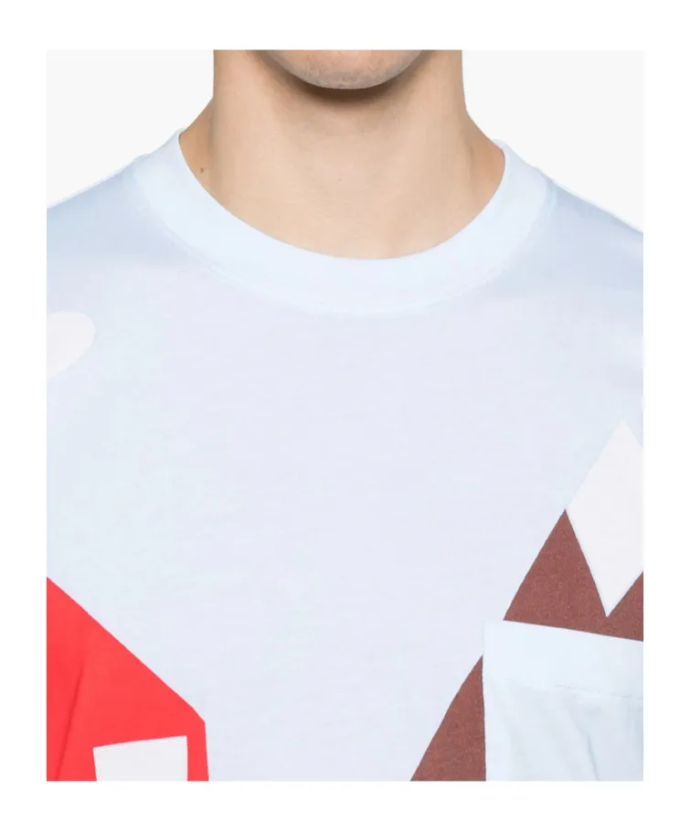 House-Mountain Print T-Shirt