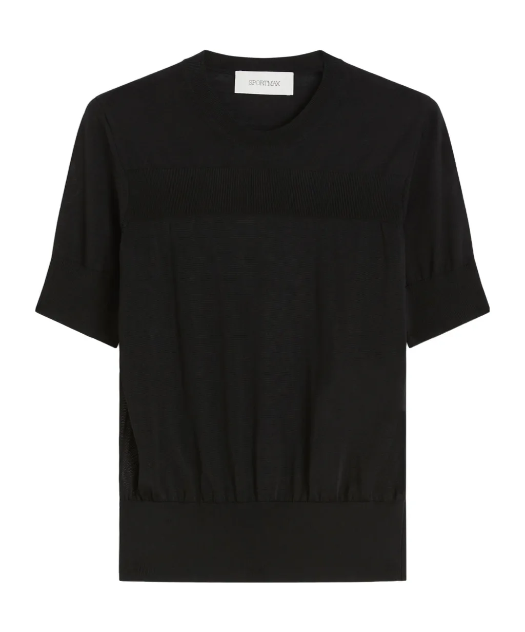 Sportmax Short-Sleeved Crewneck Jumper