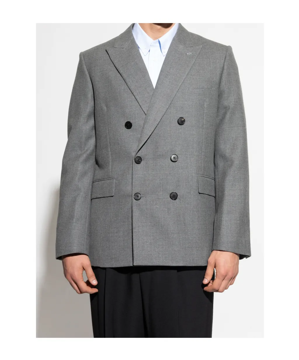 Givenchy Double Breasted Button-Up Blazer