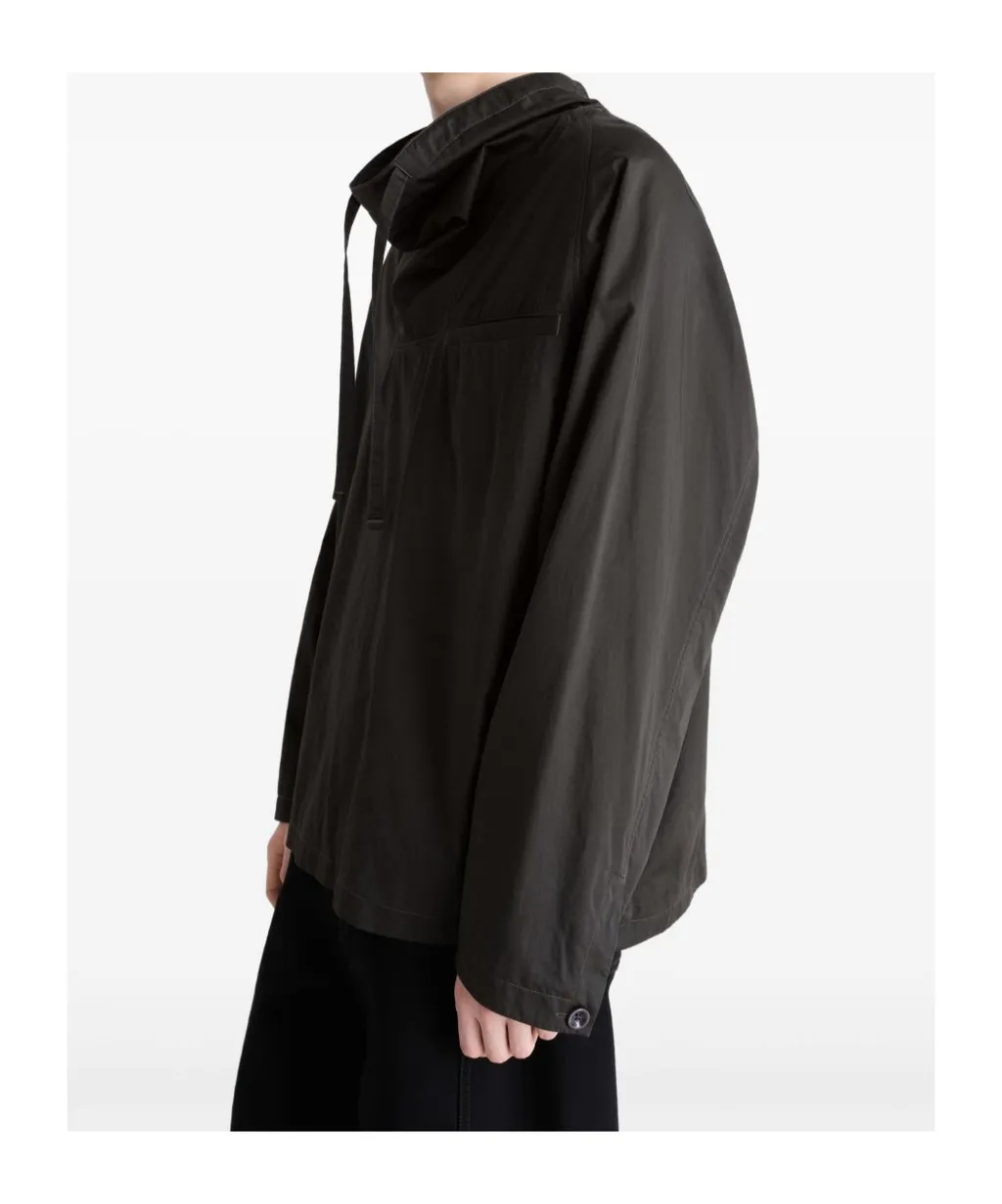 Lemaire Funnel Neck Drawstring Sweatshirt