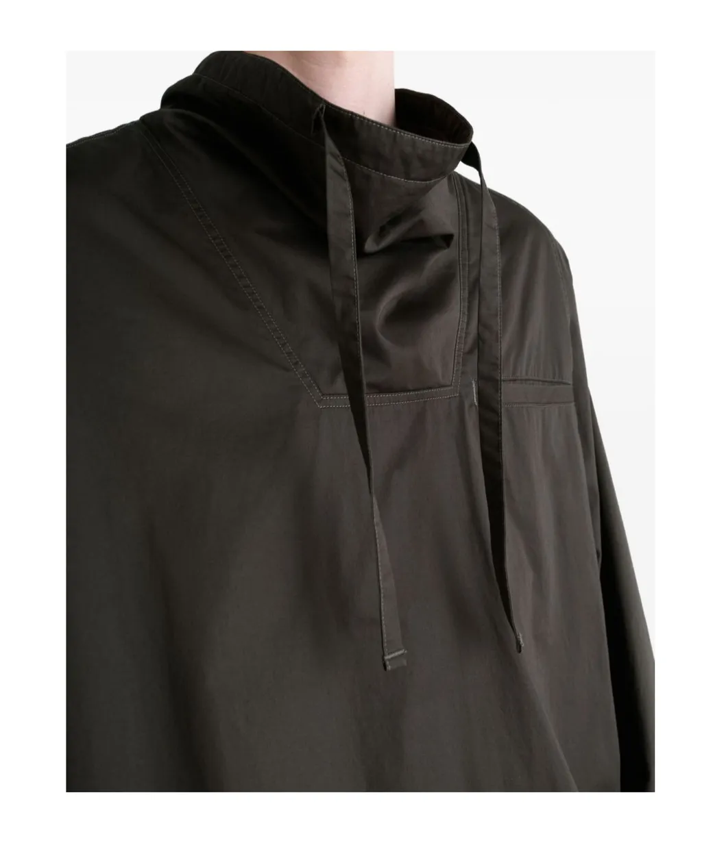 Lemaire Funnel Neck Drawstring Sweatshirt