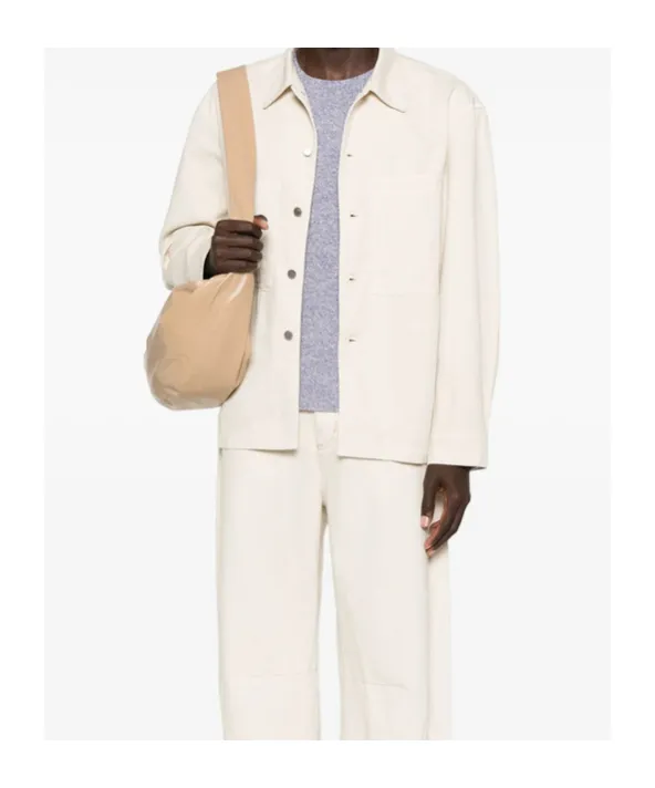 Lemaire Long Sleeved Patch-Pocket Shirt