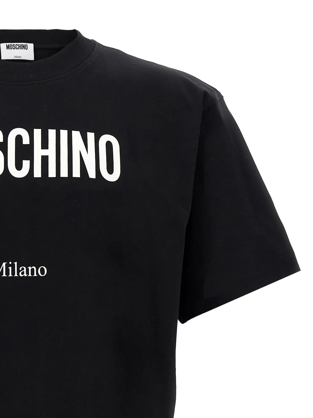 Moschino Logo Printed Crewneck T-Shirt