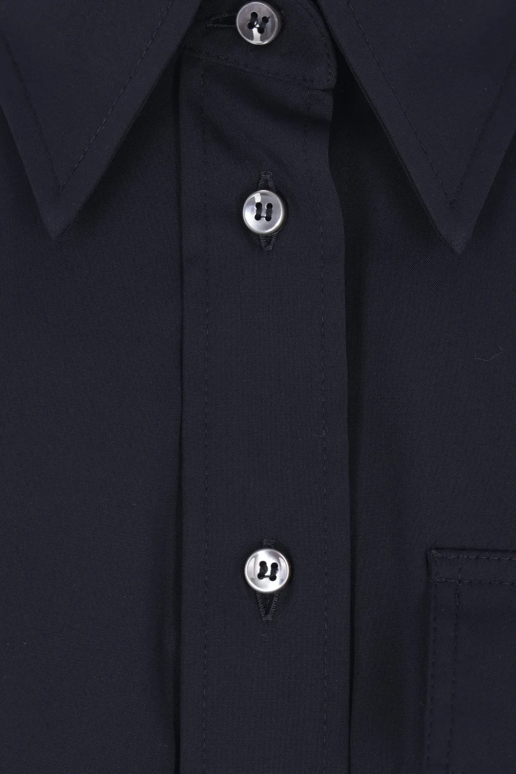 Brunello Cucinelli Monili Detail Curved Hem Shirt