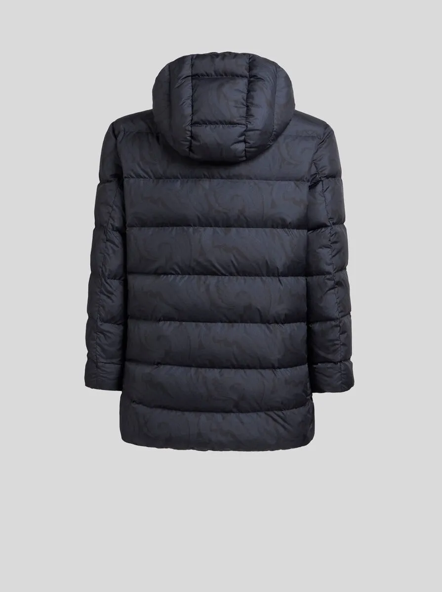 Etro Long Paisley Down Jacket