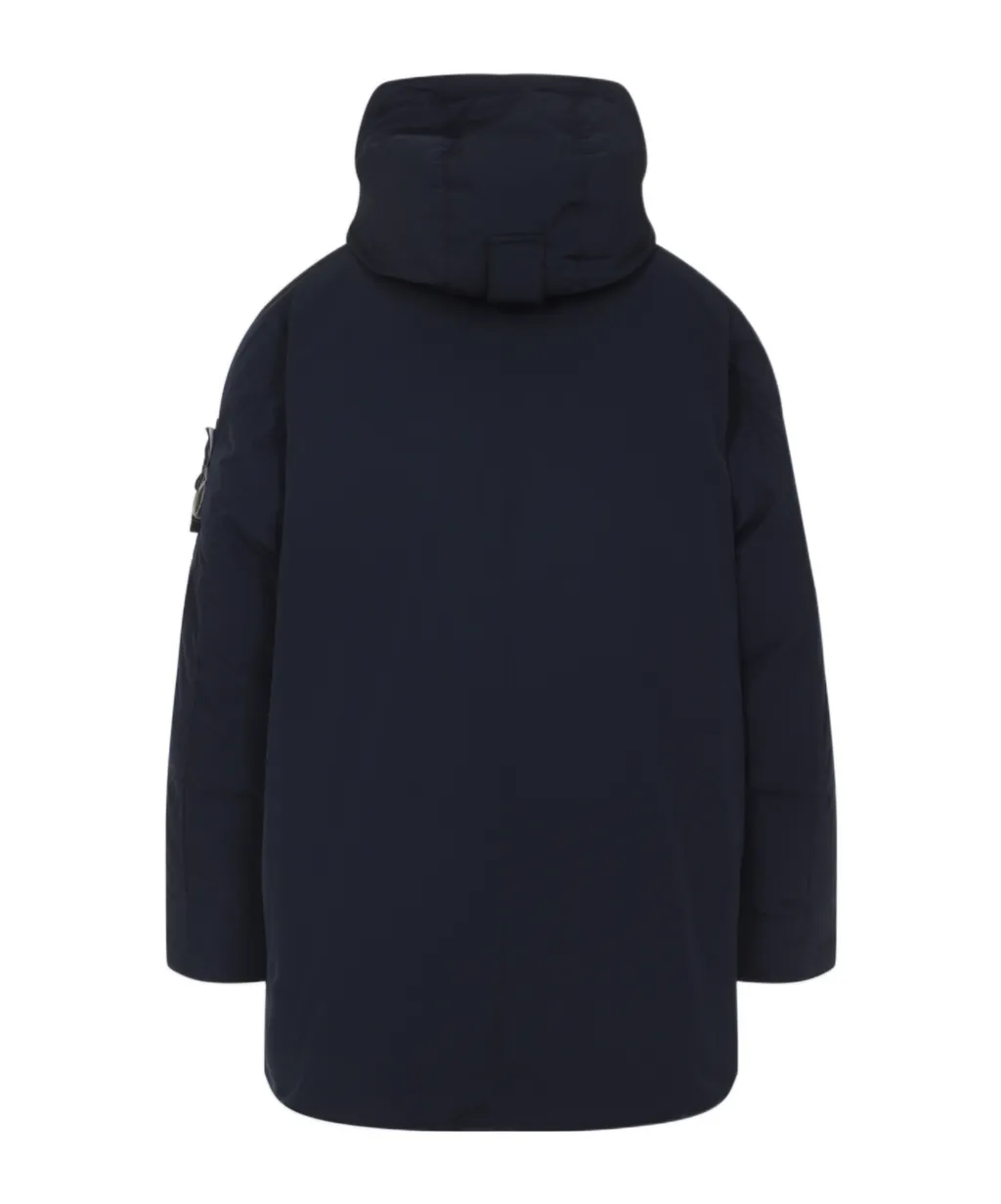 Stone Island Logo Patch Hooded Jacket